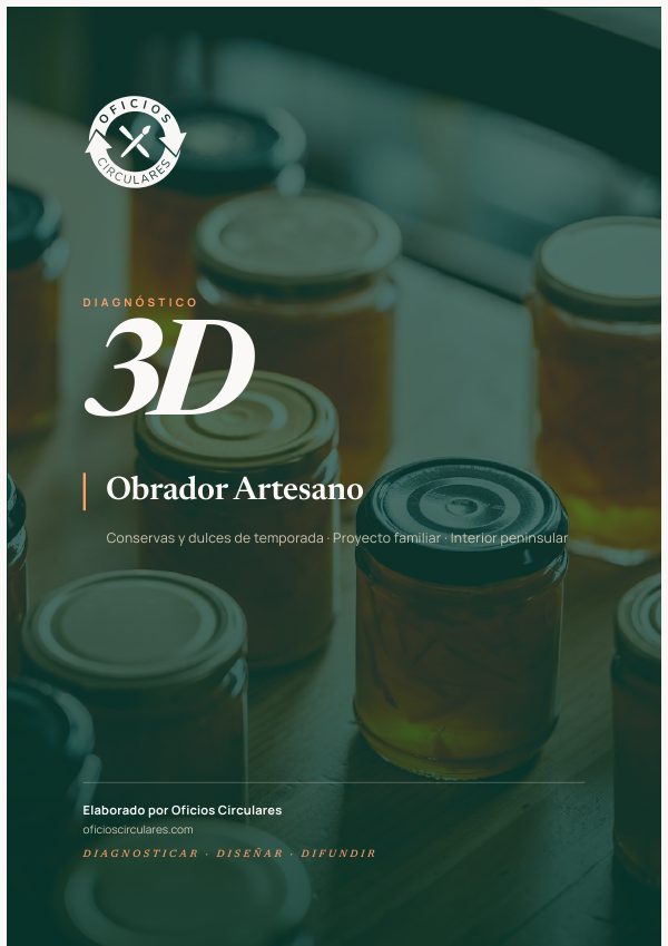 Portada del ejemplo de Diagnóstico 3D para alimentación artesanal