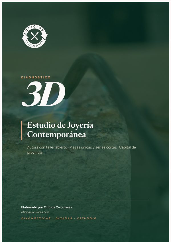 Portada del ejemplo de Diagnóstico 3D para joyería artesanal
