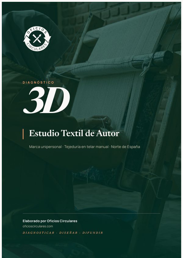 Portada del ejemplo de Diagnóstico 3D para textil sostenible