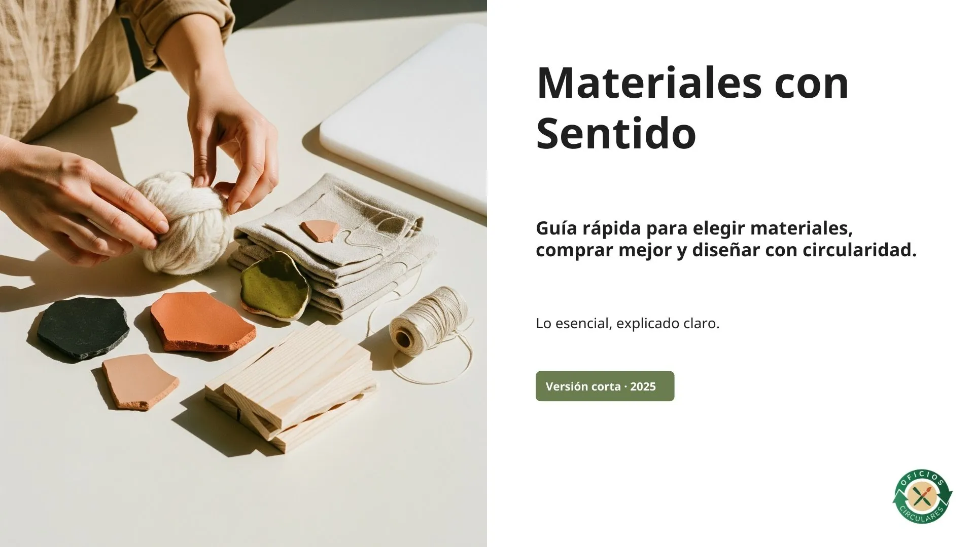 Guía de Materiales · Corta (Resumen)
