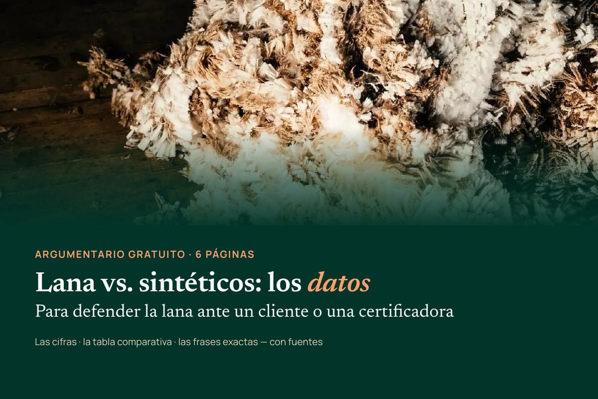 Lana vs. sintéticos: los datos