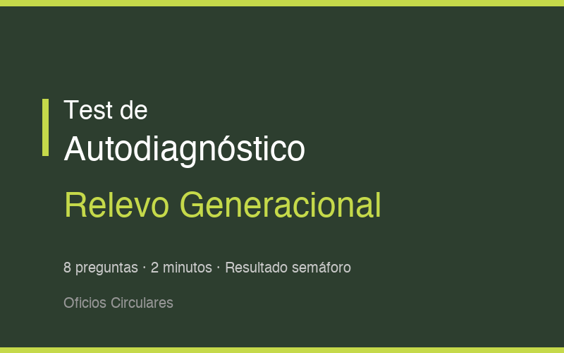 Test de Autodiagnóstico: Relevo Generacional